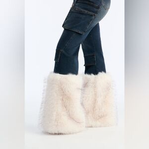 Beautiful Fur Trimmed Cargo NwT Sz 15 Statment Fashion Pc Creationzclosetllc